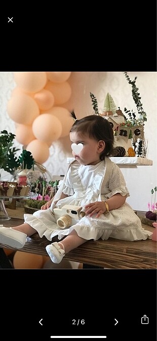 1 yaş doğum günü elbisesi