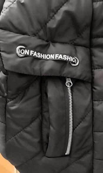 Siyah mont - Görsel 4