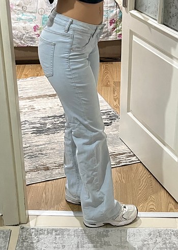 Mavi Normal Boy Denim Pantolon s beden - Görsel 4