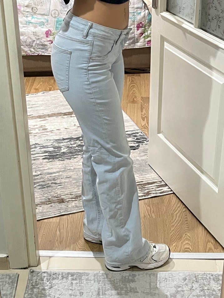 Mavi Normal Boy Denim Pantolon s beden - Görsel 4