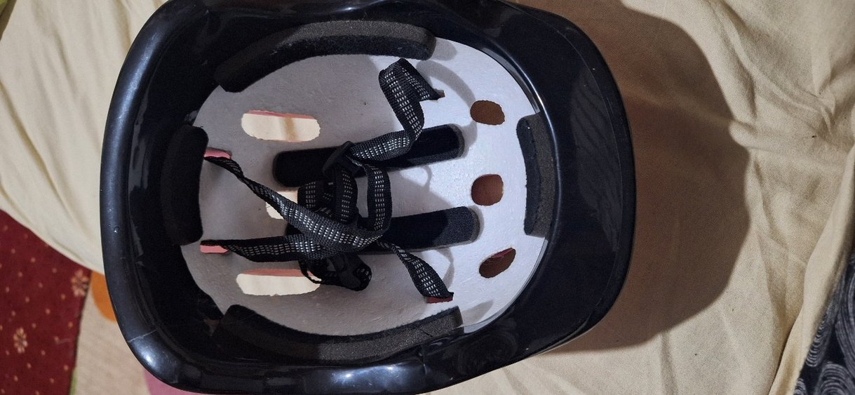 Pembe Desenli Tokalı bisiklet Kaskı - Görsel 2