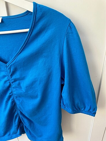 s Beden Mango mavi tshirt