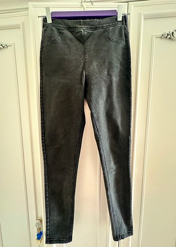 Gri Kadın Skinny Denim Pantolon