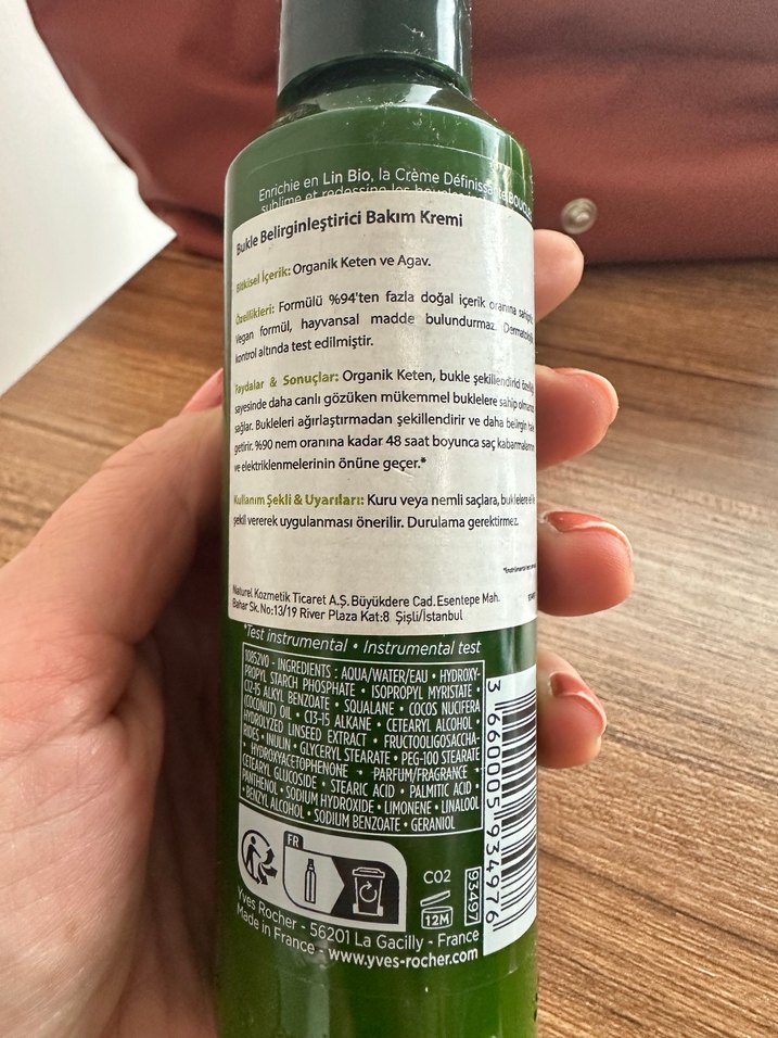 Yves Rocher Bukleleri Belirginleştirici Krem - Görsel 2