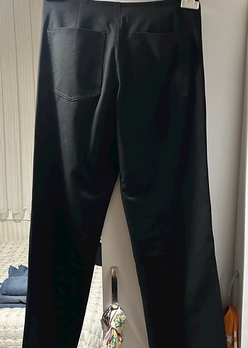 Siyah Midi Hamile Pantolonu, İnce Kesim - Görsel 2