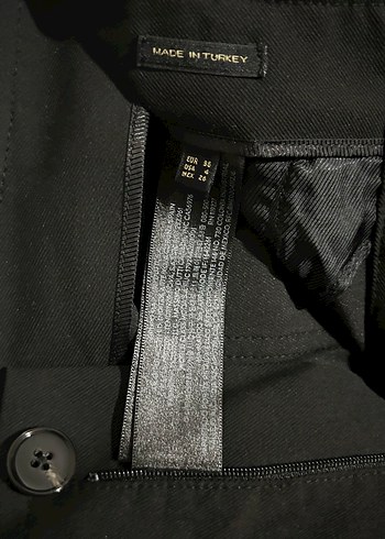 Siyah Midi Hamile Pantolonu, İnce Kesim - Görsel 4