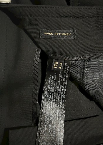 Siyah Midi Hamile Pantolonu, İnce Kesim - Görsel 3