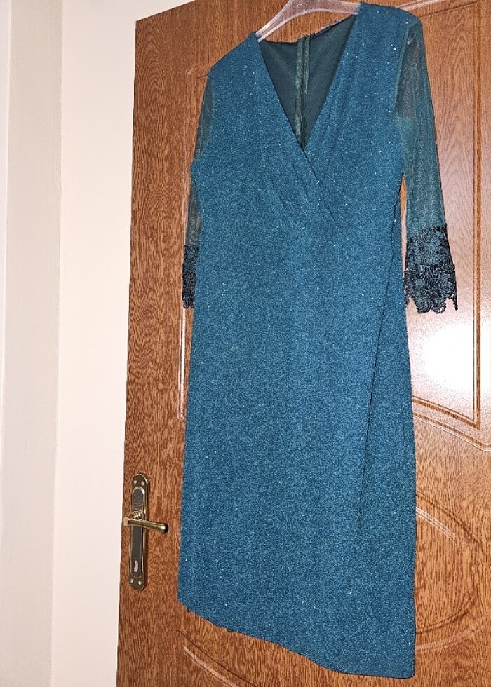 Diz boy gece elbisesi - Görsel 2