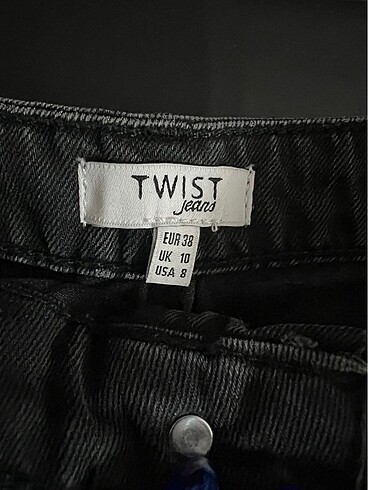 38 Beden Twist kot şort
