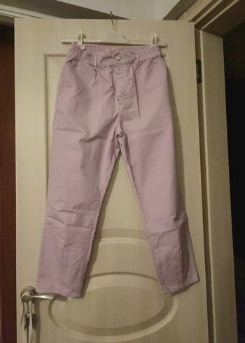 Kızlar için pastel tonlu bol kesim pantolon