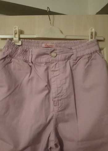 Vena Kızlar için pastel tonlu bol kesim pantolon