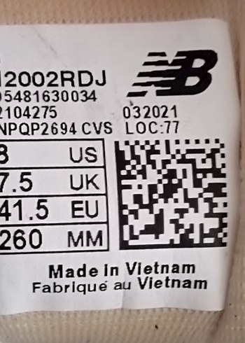 ORJİNAL NEW BALANCE 20O2r (Unisex) - Görsel 9
