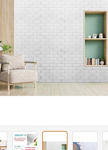 Premier Home Silinebilir kendinden yapışkanlı 3d duvar kağıdı