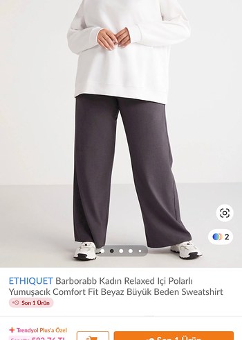 Diğer Rahat Ve Sik Beyaz Sweatshirt
