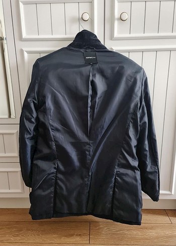 Lacivert Kadife Ceket - Görsel 7