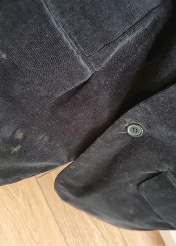 Lacivert Kadife Ceket - Görsel 4