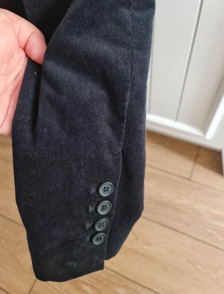 Lacivert Kadife Ceket - Görsel 3