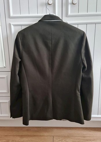 Kahverengi Dokuma Koton Ceket - Görsel 3