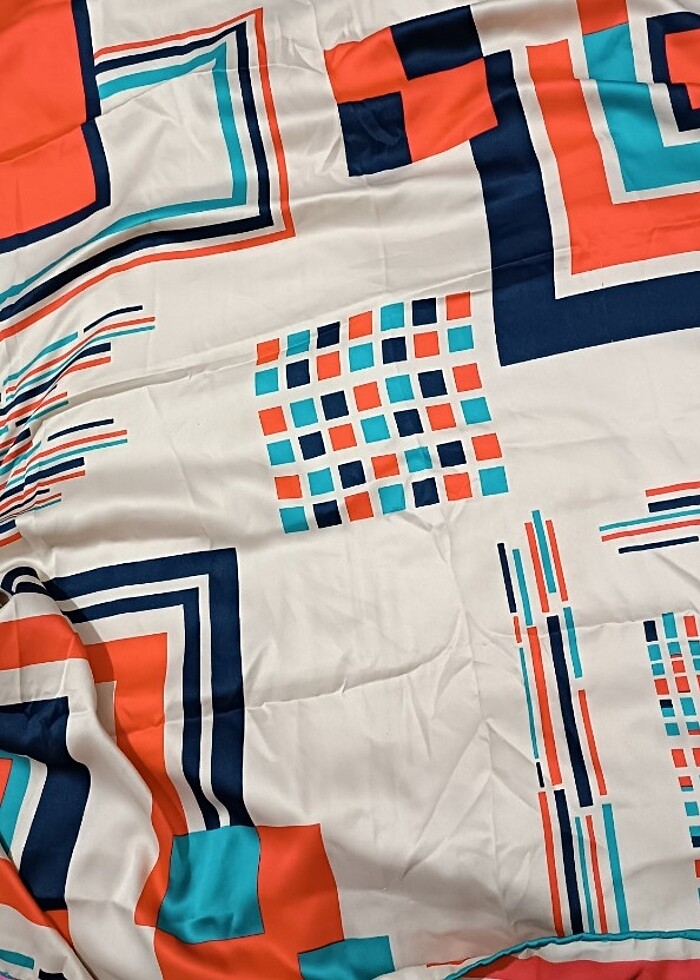 Bej rengi eşarp  - Görsel 2