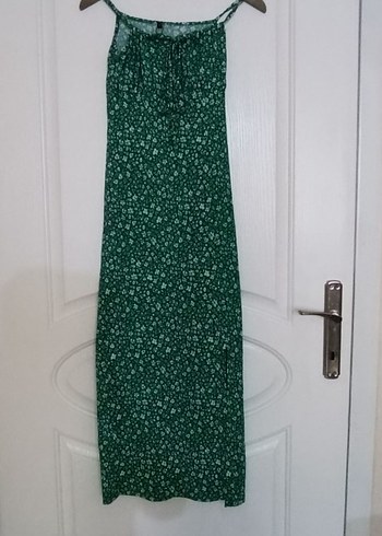 2 adet  Drapeli Uzun Askılı Elbise - Görsel 2