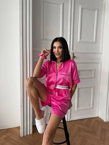 diğer Beden Şortlu pijama takımı