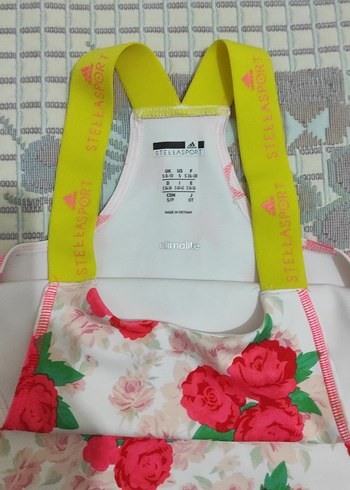 Pembe Çiçek Desenli Sporcu Atleti - Görsel 5