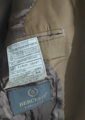 Bej Erkek Regular Fit Ceket - Görsel 4