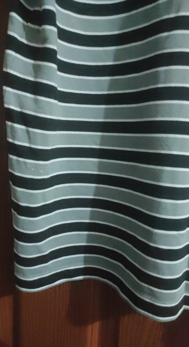 Gri Çizgili Erkek Polo Tişört - Görsel 3