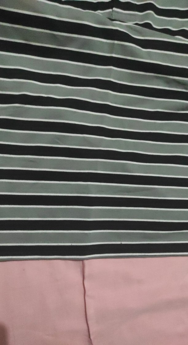 Gri Çizgili Erkek Polo Tişört - Görsel 4