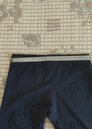 Kadın Lacivert Kısa Spor Tayt - Görsel 4