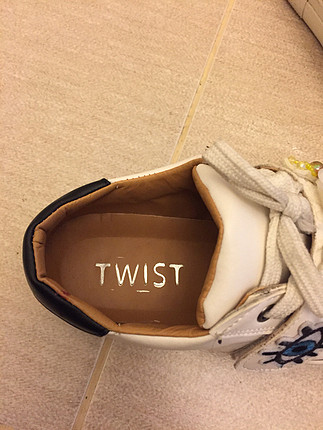 36 Beden beyaz Renk Twist beyaz spor ayakkabı