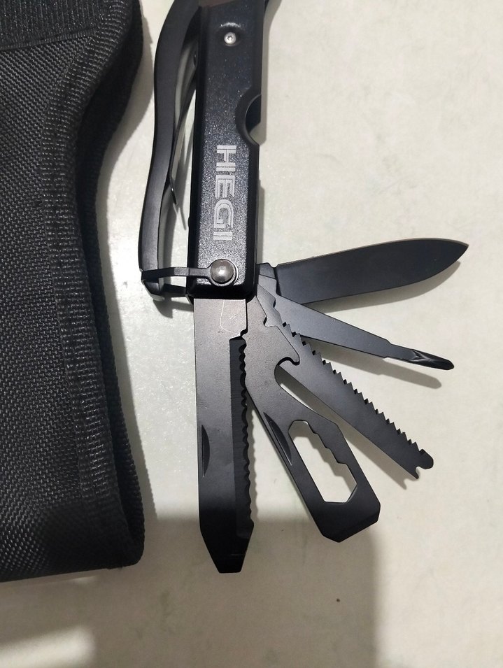 Çok Fonksiyonlu Paslanmaz Çelik Balta - Siyah - Görsel 2