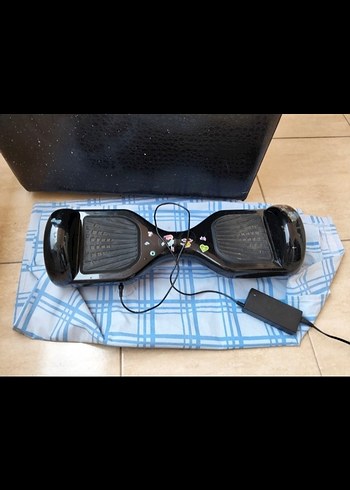 Siyah Çocuk Elektrikli Scooter Haweboard - Görsel 4