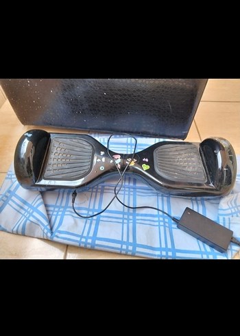 Siyah Çocuk Elektrikli Scooter Haweboard - Görsel 5