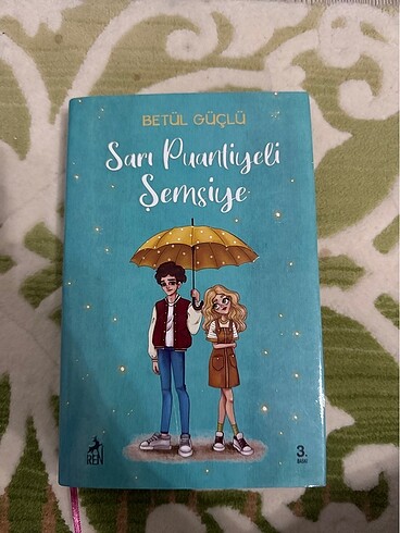 Sarı Puantiyeli Şemsiye- Betül Güçlü