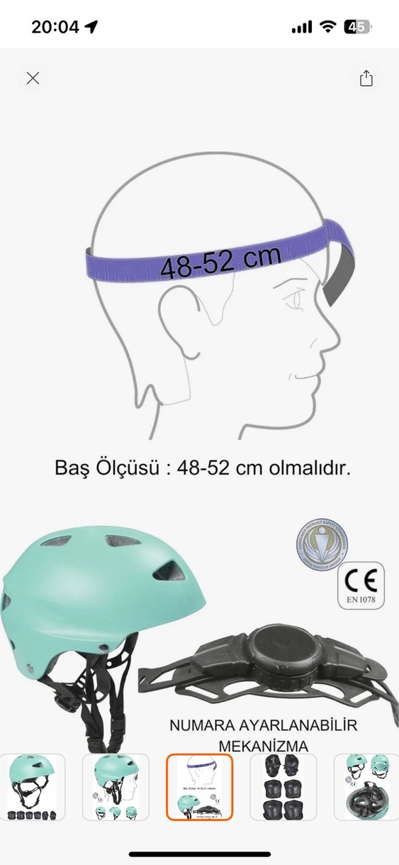 Turkuaz Biker Stil Bisiklet Kaskı - Görsel 3