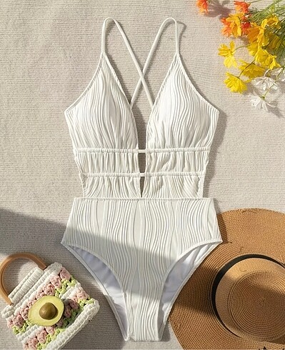 s Beden beyaz Renk Kadın bikini & mayo