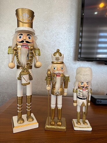 3 boy ahşap kurşun asker