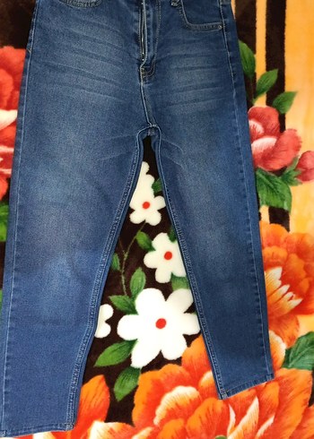 Diğer Mavi Denim Dar Paca Jean