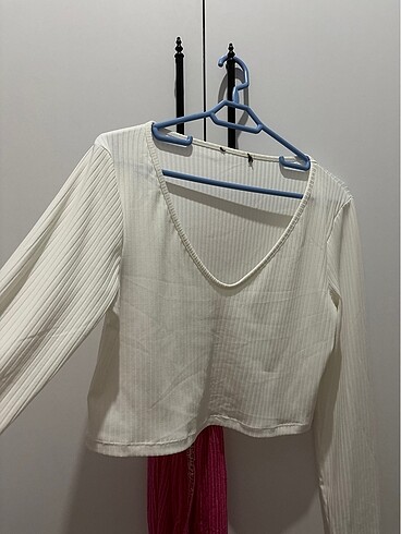 l Beden beyaz Renk Milla crop
