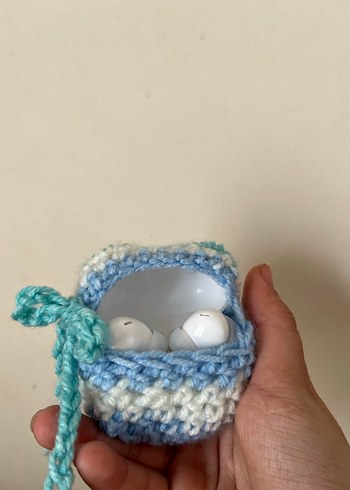 El Örgüsü Bohem Küçük AirPods kilifi - Görsel 2