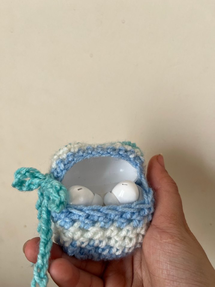 El Örgüsü Bohem Küçük AirPods kilifi - Görsel 2