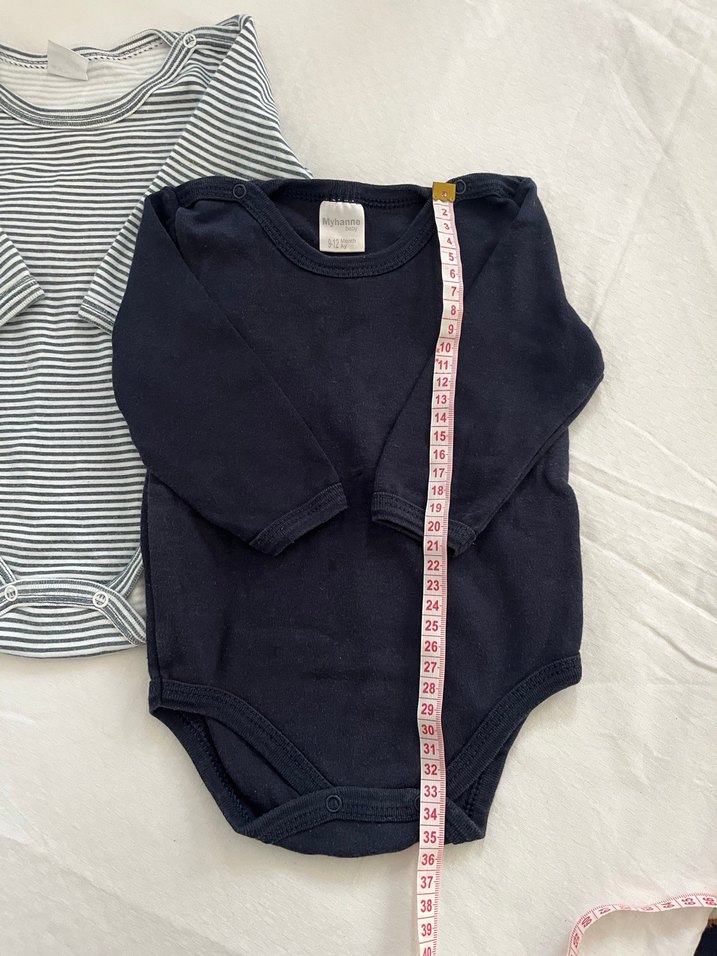 Uzun Kollu Erkek Bebek Body Seti 3'lü 6-9 ay - Görsel 3