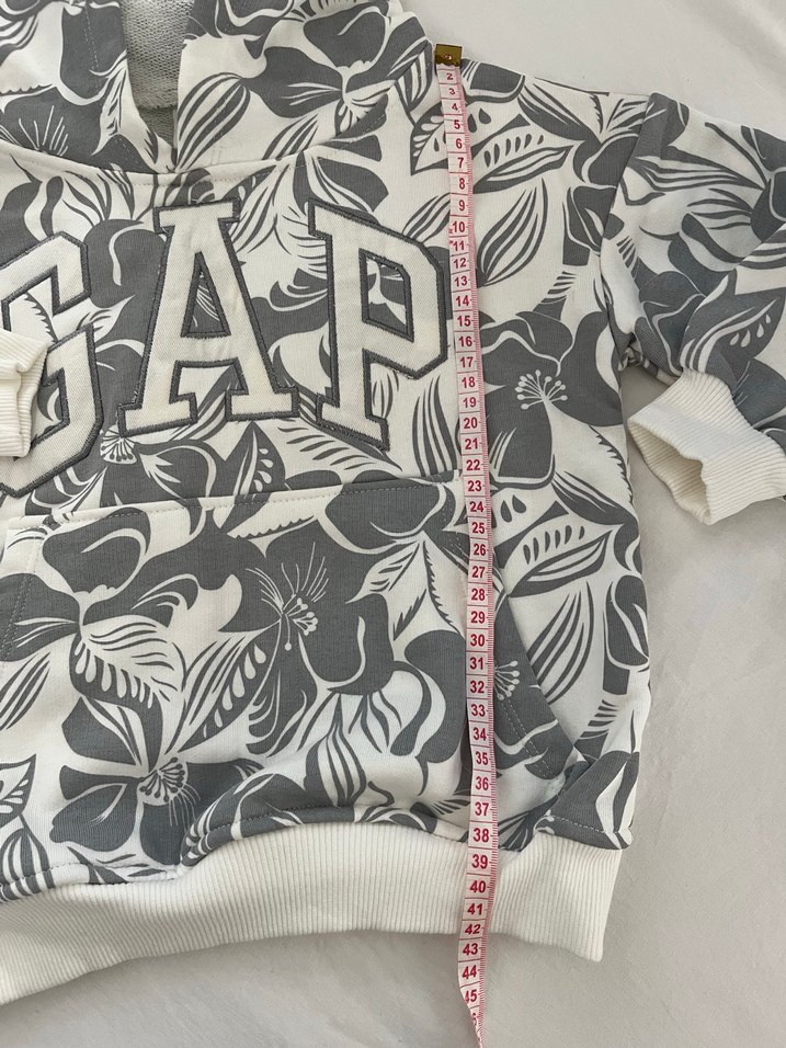 Çocuk Kapüşonlu Gri Baskılı Eşofman Takımı 3-4 yaş - Görsel 2