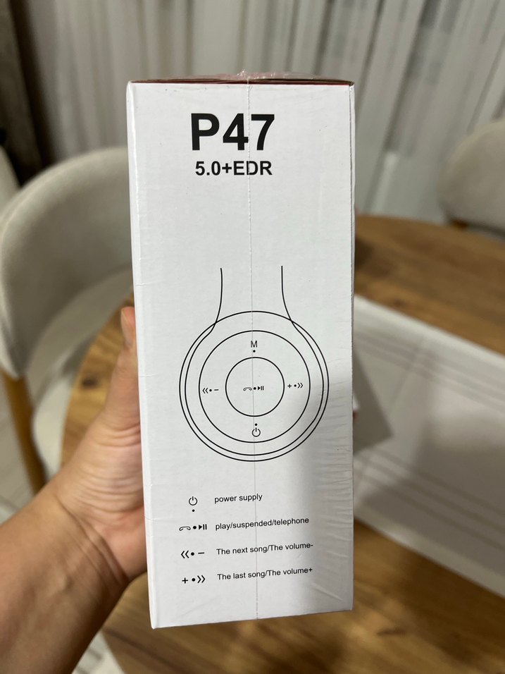 Kablosuz Beyaz-Gri Kulaklık - Görsel 4