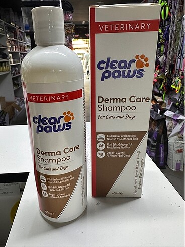  Clear paws Kedi&köpek şampuanı