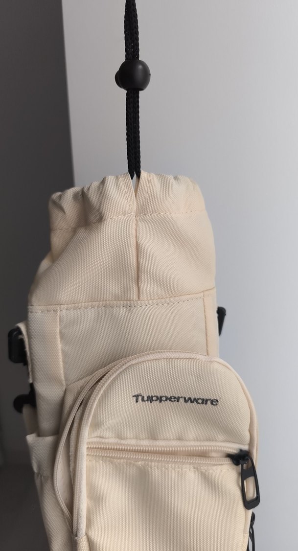Tupperware yürüyüş Bej Çapraz Çanta - Görsel 5