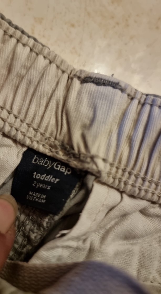 Erkek Gri Kemerli Rahat Kesim Şort - Görsel 3