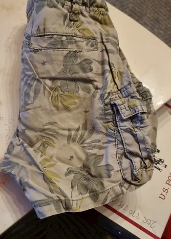 Gri Desenli Erkek Çocuk Şort - Görsel 2