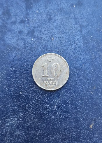 Beden 2005 tarihli eski 10 kuruş
